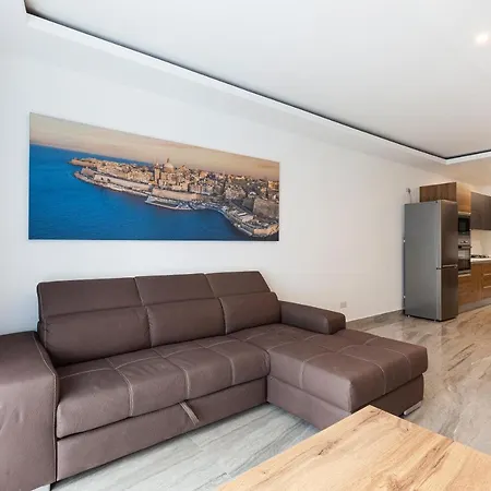 King Size Brand New Apt Just Off Spinola With Wifi By 360 Estates Lejlighed Ta' Cikkun